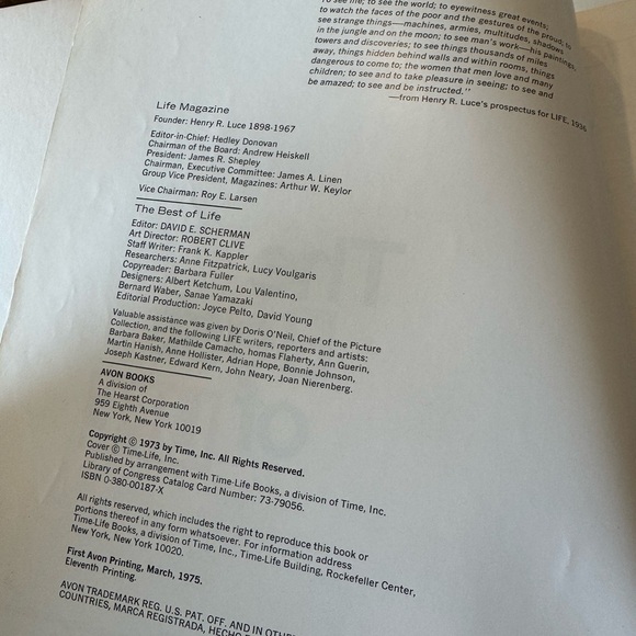 The Best of Life Magazine Book Collectible Avon Publishers Copyright 1973 Soft - Picture 3 of 11